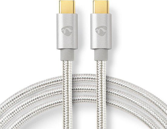 USB voor Synchroniseren, Opladen en AV-Ondersteuning | Verguld | USB C™ Male naar USB C™ Male | Voor Aansluiten van Smartphones en Mobiele Apparaten - afbeelding 14