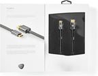 Nedis High Speed ​​HDMI-Kabel met Ethernet - HDMI Connector - HDMI Mini-Connector - 4K@60Hz - 18 Gbps - 2.00 m - Rond - Katoen - Antraciet / Gun Metal Grijs - Cover Window Box - afbeelding 4