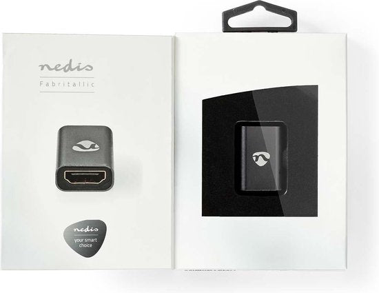 Nedis HDMI-Repeater - 20 m - 4K@30Hz - 10.2 Gbps - Aluminium - Gun Metal Grijs - afbeelding 7