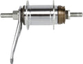 Shimano Remnaaf met terugtraprem - 165 mm aslengte - 36 spaakgaten - Staal - Zilver - Geschikt voor stadsfietsen - afbeelding 1