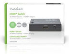 Nedis HDMI-Switch - 3 poort(en) - 3x HDMI Input - 1x HDMI Output - 1080p - 3.4 Gbps - ABS - Zwart - afbeelding 17