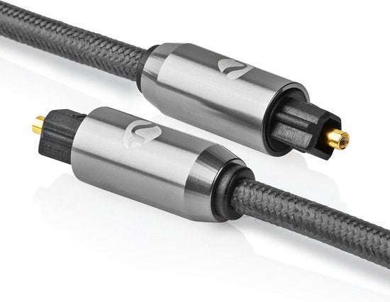 Nedis Digitale Audiokabel | TosLink Male - TosLink Male | Gun Metal Grey | Gevlochten Kabel - afbeelding 11