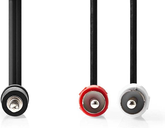 Nedis Stereo-Audiokabel - 3,5 Male - 2x RCA Male - Vernikkeld - m - Rond - Zwart - Label - afbeelding 29