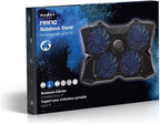 Nedis Gaming Notebook Koeler - Aantal ventilatoren: 4 - USB Gevoed - 15 " - 19 " - LED - afbeelding 11
