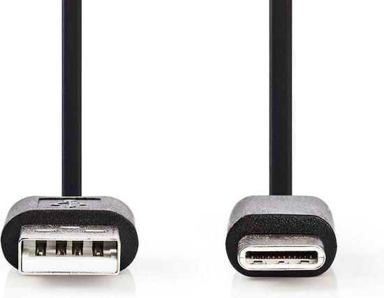 USB-Kabel - USB 2.0 - USB-A Male - USB-C Male - W - 480 Mbps - Vernikkeld - m - Rond - PVC - afbeelding 6
