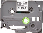 TZ-111 6mm - black on transparant - laminated (8m) - afbeelding 8