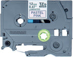 Labeltape pastel Brother TZe, TZ TZe-MQE31 Tapekleur: Pastelroze Tekstkleur:Zwart 12 mm 4 m - afbeelding 3