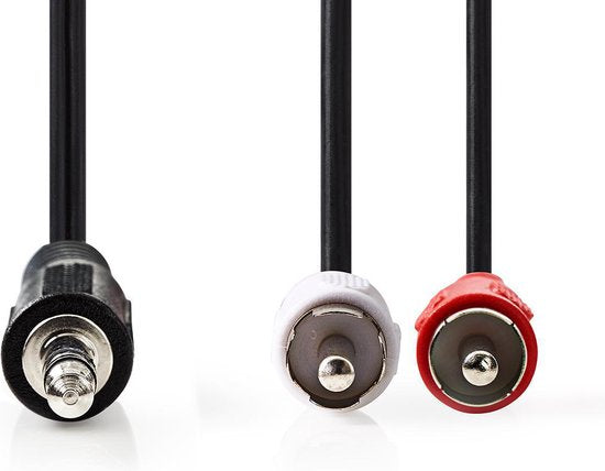 Nedis Stereo-Audiokabel - 3,5 Male - 2x RCA Male - Vernikkeld - m - Rond - Zwart - Label - afbeelding 30