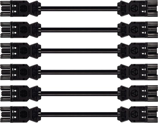Wieland GST18I3 Koppelsnoer 2.5mm² - 1 meter – 6 stuks - afbeelding 1