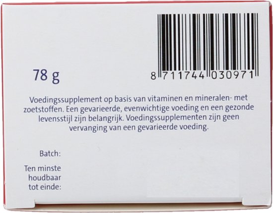 Dagravit Totaal 30 Vitaal 50+ Multivitaminen voordeelverpakking - Vitamine B1, B2, B3, B5, B6, B12 en koper dragen bij aan een goede energiehuishouding - 100 tabletten - afbeelding 14