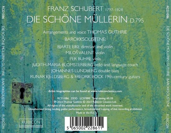 Thomas Guthrie, Barokksolistene - Schubert: Die Schöne Müllerin (CD) - afbeelding 2