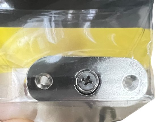 Oplegcilinderslot schuifdeur 25mm Mack incl 2 x sleutel en Bevestigingsmateriaal - afbeelding 3