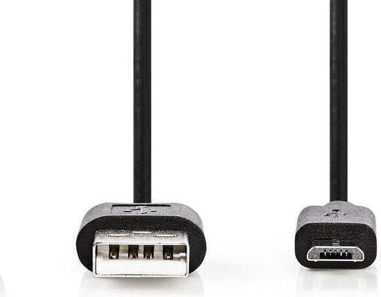 Nedis USB-kabel m 2.0 Micro-USB B Zwart - afbeelding 27