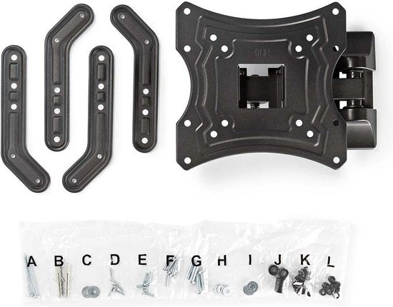 Nedis Draai en Kantelbare TV Muurbeugel - 23 t/m 55 Inch - Max 30 Kg - Zwart - afbeelding 5
