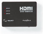 Nedis HDMI-Switch - 3 poort(en) - 3x HDMI Input - 1x HDMI Output - 1080p - 3.4 Gbps - ABS - Zwart - afbeelding 5