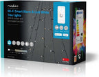 Nedis SmartLife-kerstverlichting - Boom - Wi-Fi - Warm tot Koel Wit - 200 LED's - 20.0 m - 5 x 4 m - Android / IOS - afbeelding 1