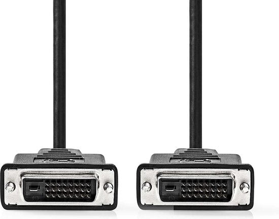 Nedis DVI-Kabel - DVI-I 24+5-Pin Male - DVI-I 24+5-Pin Male - 2560x1600 - Vernikkeld - 2.00 m - Recht - PVC - Zwart - Envelop - afbeelding 4