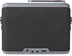 Nedis DAB+ Radio - Tafelmodel - DAB+ / FM - 2.40 " - Kleurenscherm - Batterij Gevoed / Netvoeding - Digitaal - 24 W - Bluetooth - Koptelefoonoutput - Wekkerfunctie - Slaaptimer - IP20 - Handvat - Zwart - afbeelding 6
