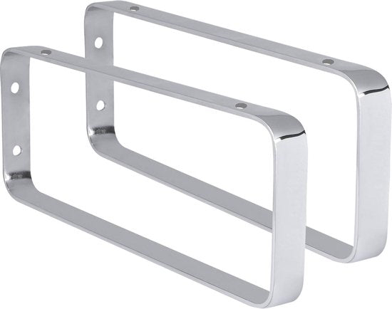 Differnz Ophangbeugel Voor wastafel 15 x 2.5 x 44 cm chroom - afbeelding 1