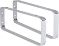 Differnz Ophangbeugel Voor wastafel 15 x 2.5 x 44 cm chroom - afbeelding 1