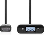 Nedis HDMI naar VGA + 3,5mm adapter - zwart - 0,20 meter - afbeelding 19