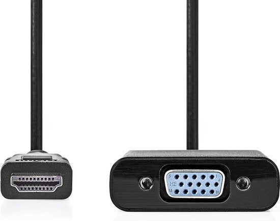 Nedis HDMI naar VGA + 3,5mm adapter - zwart - 0,20 meter - afbeelding 19