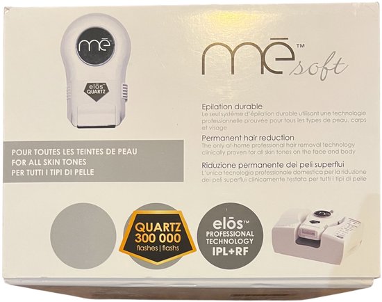 Mē Soft IPL + RF - FDA goedgekeurd met extra reserve IPL Elōs Quartz lamp- Permanent Hair Reduction System ( Gepatenteerde Dual Wave Technologie, IPL en Radiofrequentie) - afbeelding 7