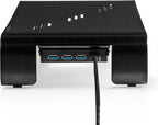 Nedis Monitorstandaard - Ergonomie: Yes - Maximaal draagvermogen: 18 kg - Universeel - USB Hub - Verstelbare hoogte: Nee - afbeelding 10