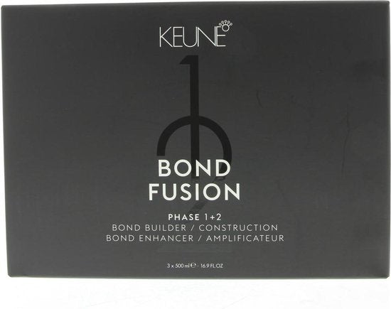 Keune Bond Fusion Phase 1+2 Bond Builder & Enhancer 3x 500ml Pakket 1pakket - afbeelding 1