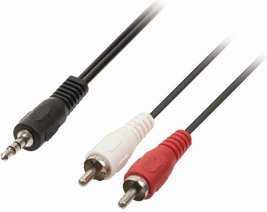 Nedis Stereo-Audiokabel - 3,5 Male - 2x RCA Male - Vernikkeld - m - Rond - Zwart - Label - afbeelding 43