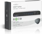 Nedis HDMI-Splitter - 4-Poorts poort(en) - HDMI Input - 4x HDMI Output - 4K@60Hz - 18 Gbps - Metaal - Antraciet - afbeelding 9