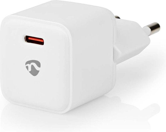 Nedis Oplader - 20 W - PD3.0 20W - 1.67 / 2.22 / 3.0 A - Outputs: 1 - USB-C - Automatische Voltage Selectie - Wit - afbeelding 7