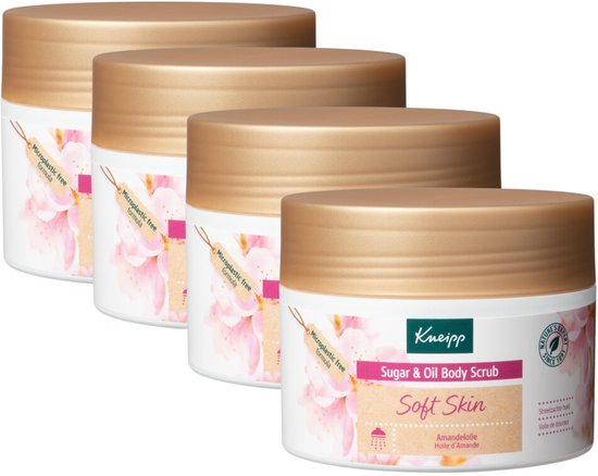 Kneipp Soft Skin Sugar Body Scrub Amandel - 4 x 220 gr - Voordeelverpakking - afbeelding 7