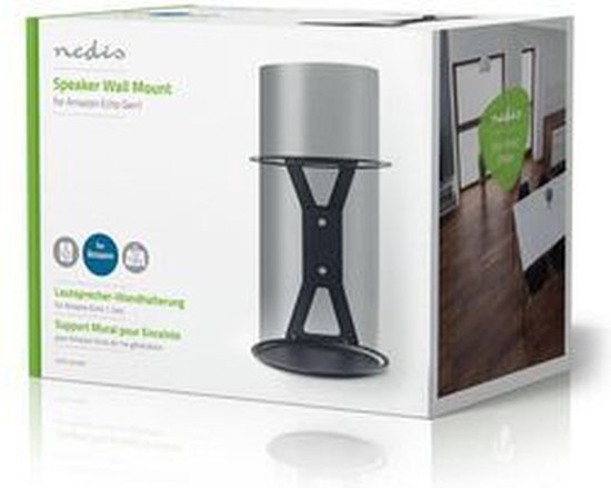 Nedis Speakerbeugel - Geschikt voor: Amazon Echo Gen1 - Wand - 1.5 kg - Vast - Staal - Zwart - afbeelding 9