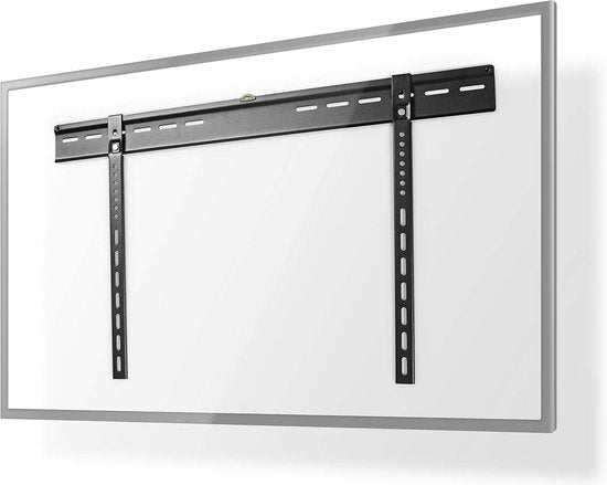 Nedis Vaste TV-Muurbeugel - 37 - 70 " - Maximaal schermgewicht: 65 kg - Minimale muurafstand: 9 mm - Staal - Zwart - afbeelding 1