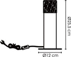 Home Sweet Home - Landelijke tafellamp Furdy - 12/12/25cm - bedlampje - geschikt voor E27 LED lichtbron - gemaakt van Hout - afbeelding 4