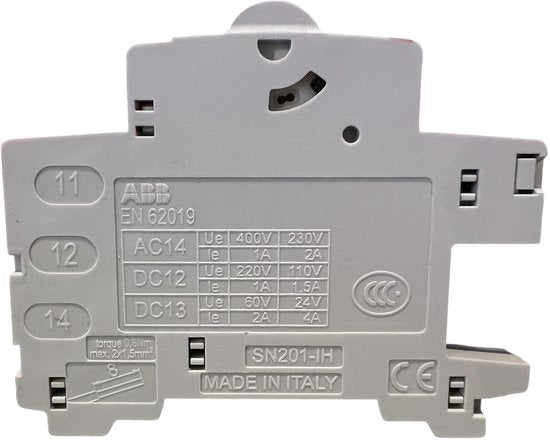 ABB Systeem Pro M Compact Hulpcontactblok - 2CSS200923R0001 - E2NA6 - afbeelding 2