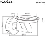 Nedis Speakerbeugel - Geschikt voor: Google Home - Wand - 2 kg - Vast - Metaal / Staal - Wit - afbeelding 2