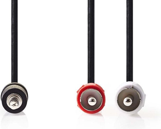 Nedis Stereo-Audiokabel - 3,5 Male - 2x RCA Male - Vernikkeld - m - Rond - Zwart - Label - afbeelding 14