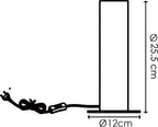 Home Sweet Home - Landelijke tafellamp Billy - 12/12/25.5cm - bedlampje - geschikt voor E27 LED lichtbron - gemaakt van Hout - afbeelding 6