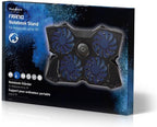 Nedis Gaming Notebook Koeler - Aantal ventilatoren: 4 - USB Gevoed - 15 " - 19 " - LED - afbeelding 9
