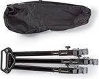 Nedis Statief-Dolly - Maximaal draagvermogen: 20.0 kg - Statief diameterbereik: 29.0 mm - Inclusief reistas - Pootvergrendelingen - Aluminium - Zwart - afbeelding 8