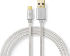 Nedis USB-C naar USB-A kabel - USB3.0 - tot / aluminium - meter - afbeelding 1