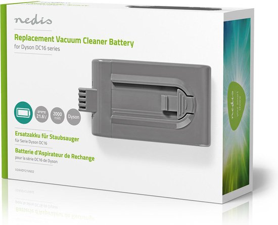 Nedis Stofzuigeraccu - Geschikt voor: Dyson DC16 - Li-Ion - 21.6 V DC - 2000 mAh - 43.2 Wh - afbeelding 8