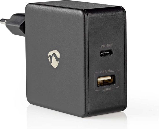 Nedis thuislader met 1 USB-C PD en 1 USB-A poort - 57W - afbeelding 13