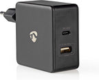 Nedis thuislader met 1 USB-C PD en 1 USB-A poort - 57W - afbeelding 13