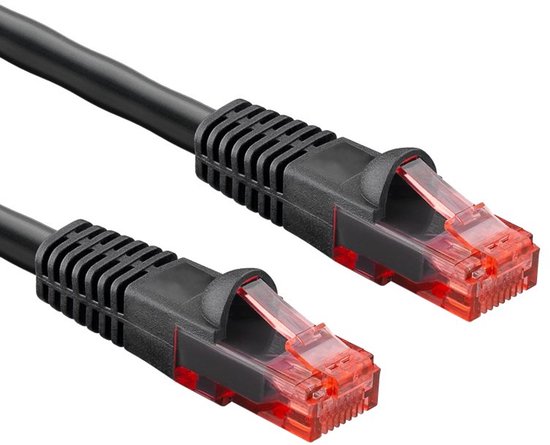 Goobay U/UTP CAT6 Gigabit outdoor netwerkkabel / zwart - 10 meter - afbeelding 16