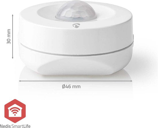 Nedis SmartLife Bewegingssensor - Zigbee 3.0 - Batterij Gevoed - IP20 - Detectiehoek: 120 ° - Detectiebereik: 5 m - Max. batterijduur: 12 Maanden - Wit - afbeelding 8