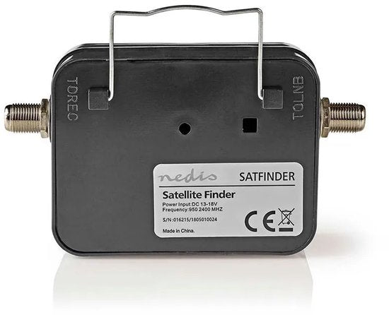 Nedis Signaalsterktemeter voor Satelliet - 950-2400 MHz - Ingangsgevoeligheid: 83 dB - Uitgangsniveau: 102 dBuV - Zwart - afbeelding 14