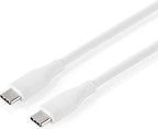 Nedis USB-Kabel - USB 2.0 - USB-C Male - USB-C Male - 60 W - 480 Mbps - Vernikkeld - 1.50 m - Rond - Silicone - Wit - Doos - afbeelding 2